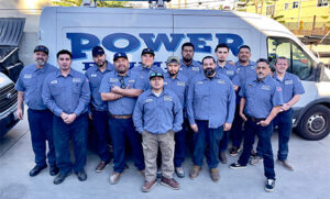 Power Plumbing team standing together, ready to serve the Hollywood area